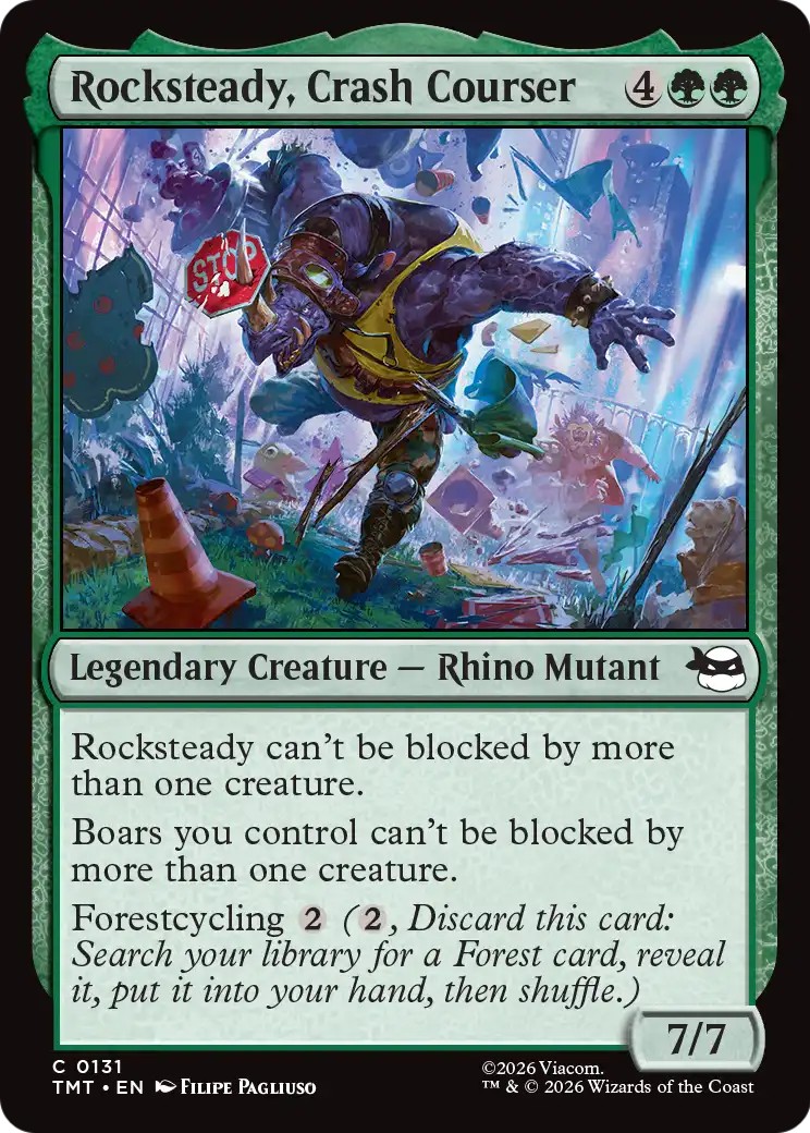 2026 Magic: The Gathering Teenage Mutant Ninja Turtles 2026 Magic: The Gathering Teenage Mutant Ninja Turtles #131 trading ca