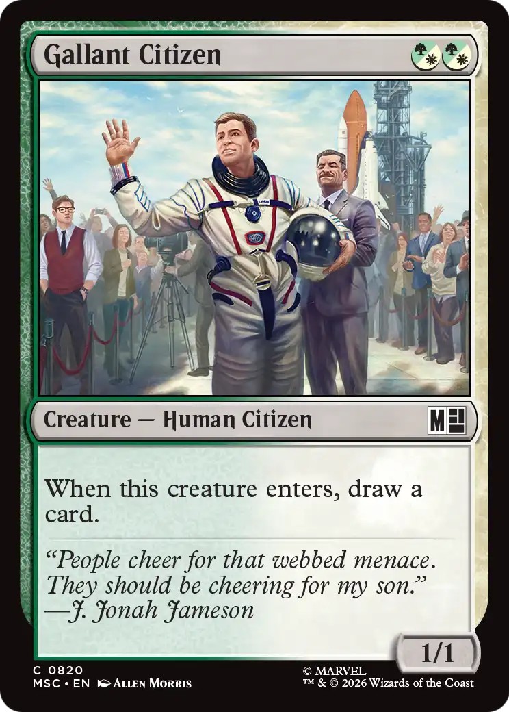 2026 Magic: The Gathering Marvel Super Heroes 2026 Magic: The Gathering Marvel Super Heroes #820 trading card