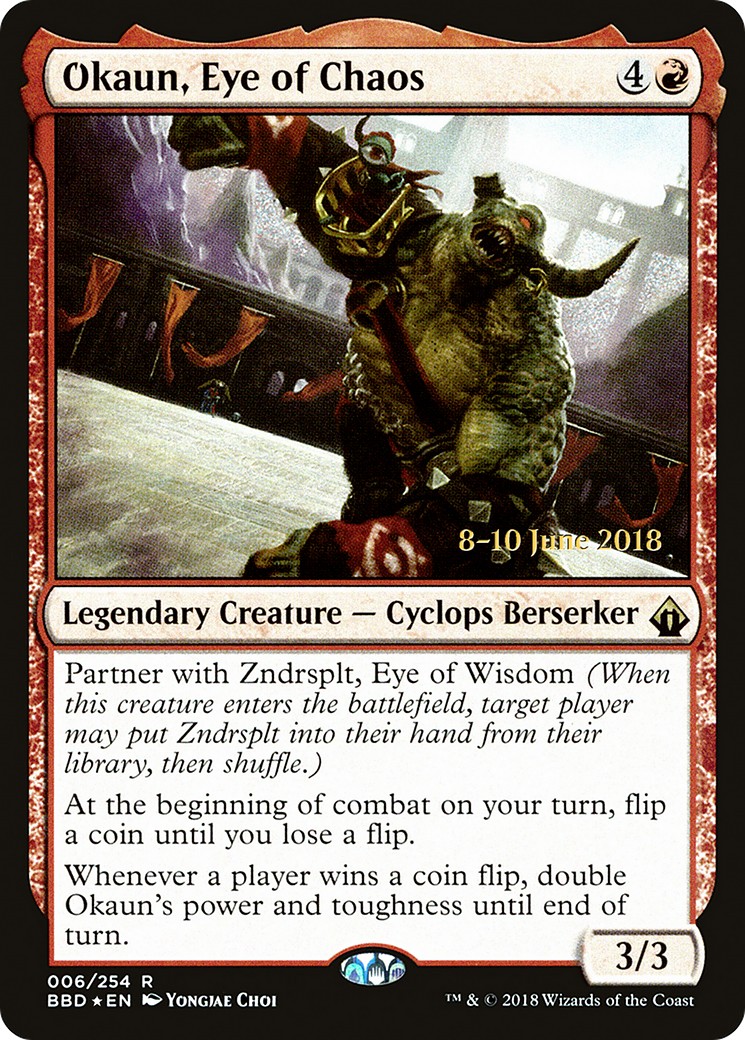 2018 Magic: The Gathering Battlebond Promos 2018 Magic: The Gathering Battlebond Promos #6s trading card