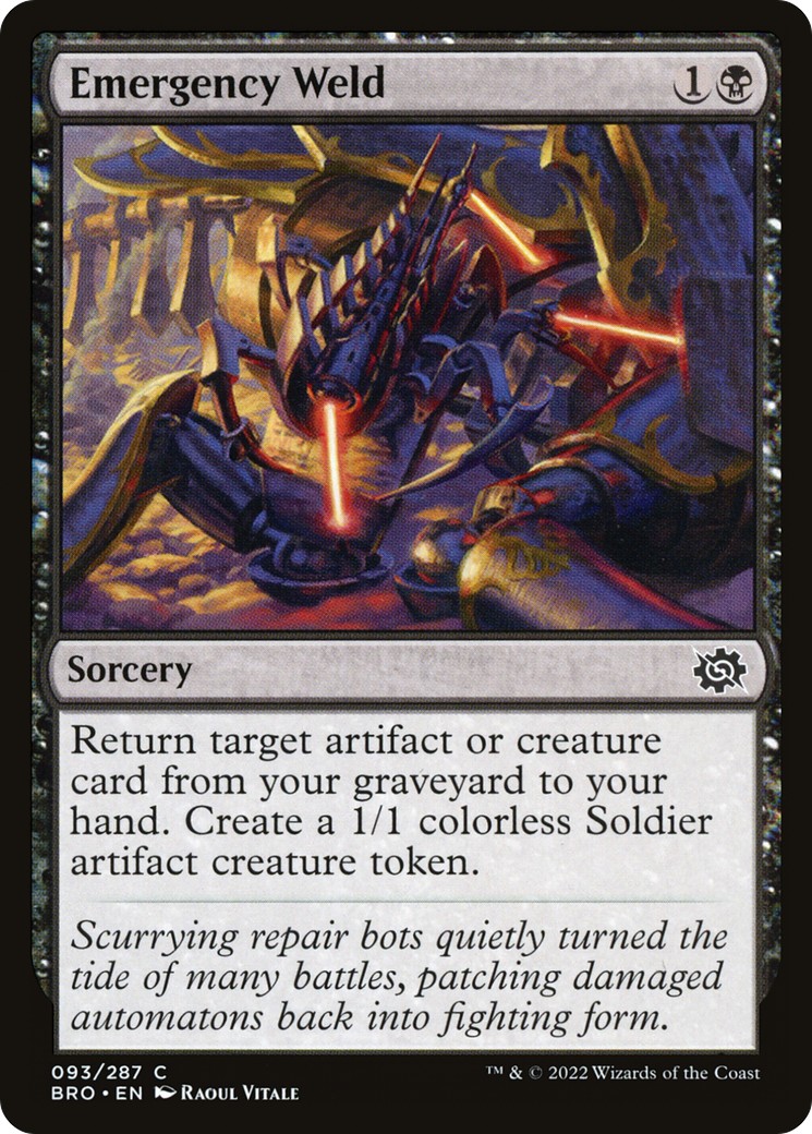 2022 Magic: The Gathering The Brothers' War 2022 Magic: The Gathering The Brothers' War #93 trading card