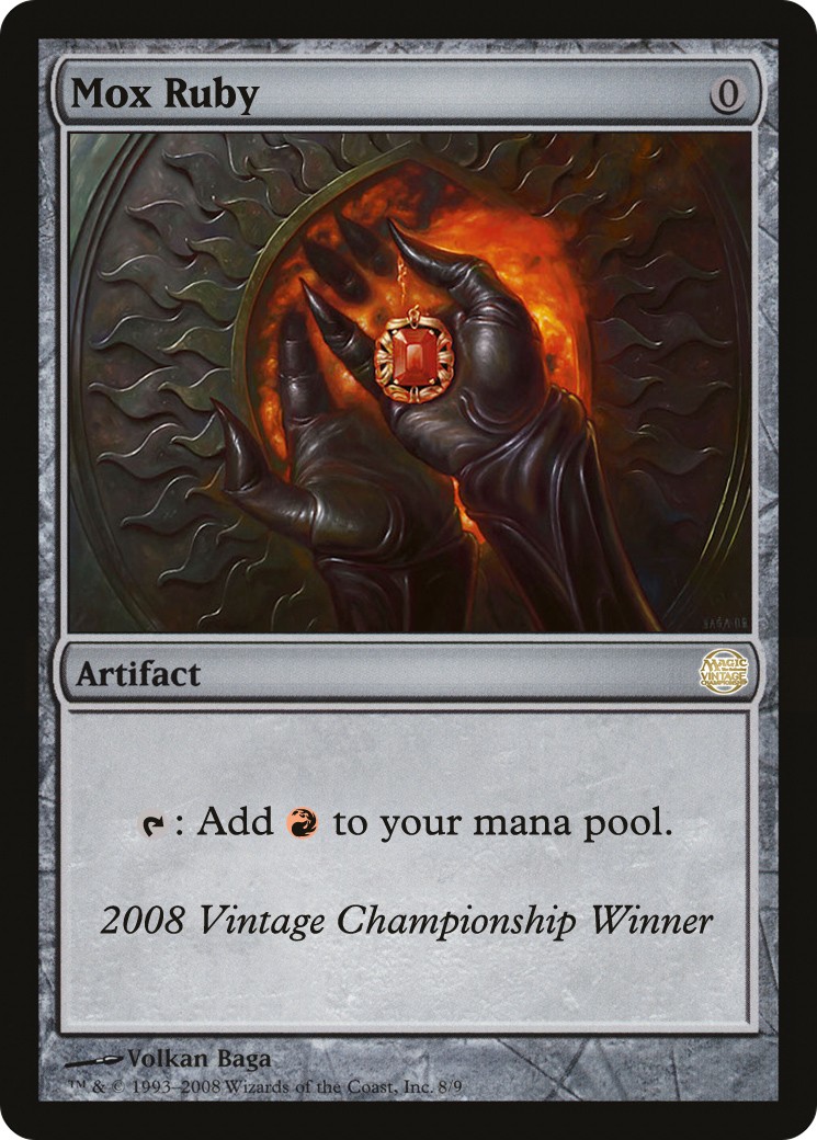 2008 Magic: The Gathering Vintage Championship 2008 Magic: The Gathering Vintage Championship #2008 trading card