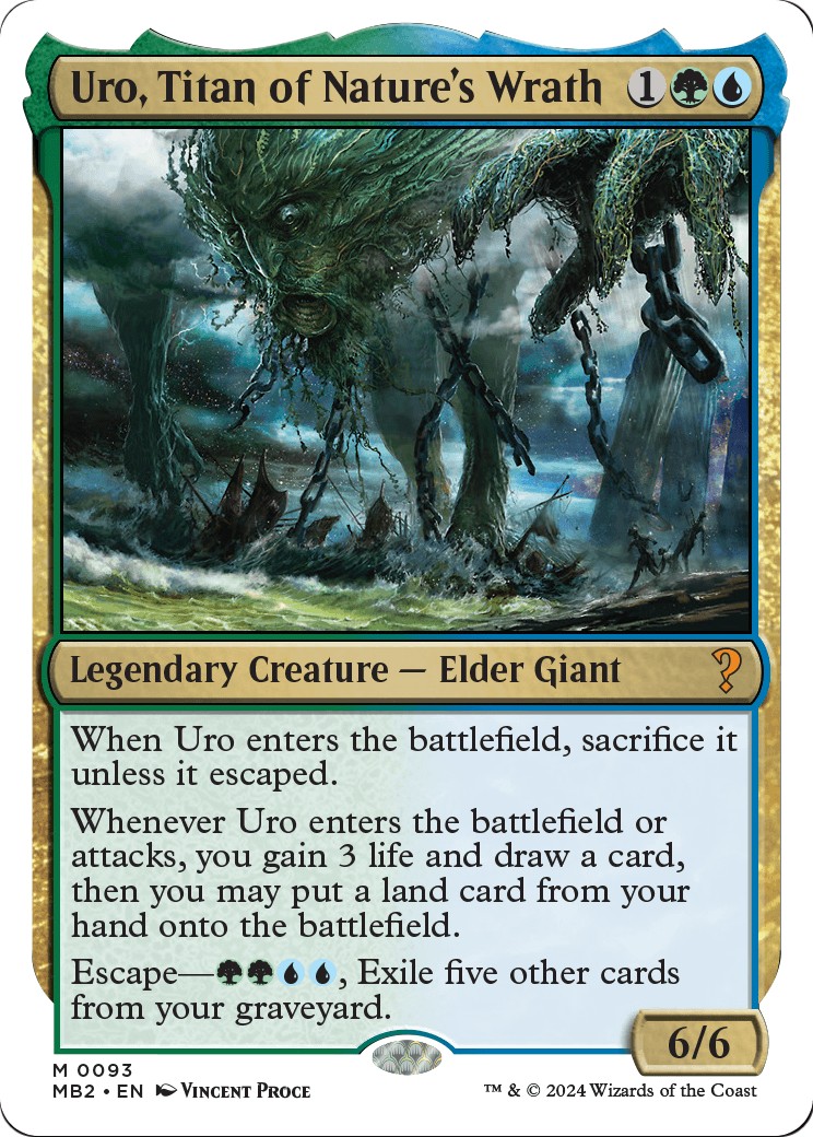 2024 Magic: The Gathering Mystery Booster 2 2024 Magic: The Gathering Mystery Booster 2 #93 trading card