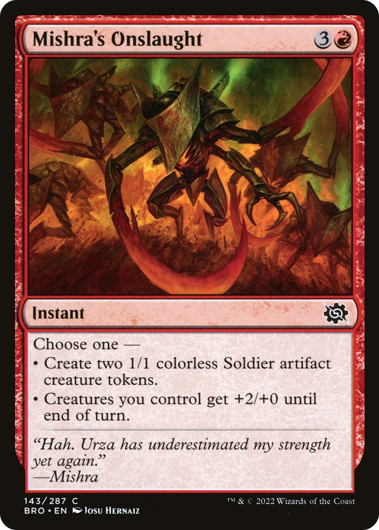 2022 Magic: The Gathering The Brothers' War 2022 Magic: The Gathering The Brothers' War #143 trading card