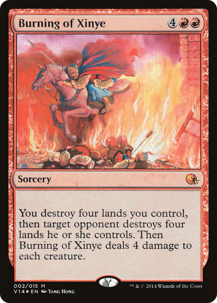 2014 Magic: The Gathering From the Vault: Annihilation Burning of Xinye #2 trading card