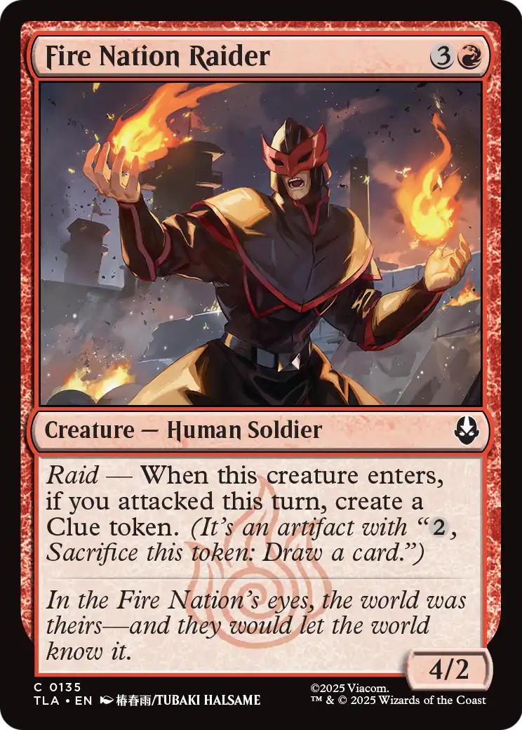 2025 Magic: The Gathering Avatar: The Last Airbender 2025 Magic: The Gathering Avatar: The Last Airbender #135 trading card