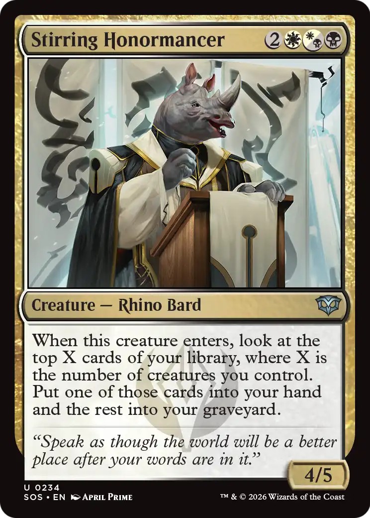 Stirring Honormancer - Image 1