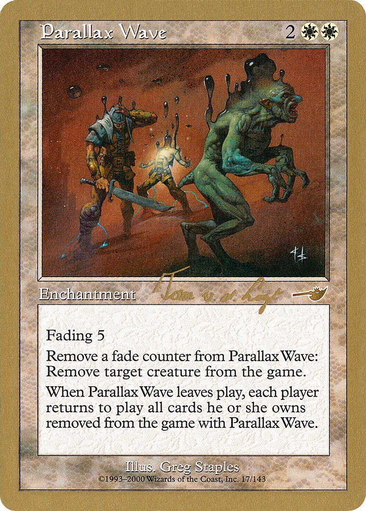 2000 Magic: The Gathering World Championship Decks 2000 Magic: The Gathering World Championship Decks #tvdl17 trading card