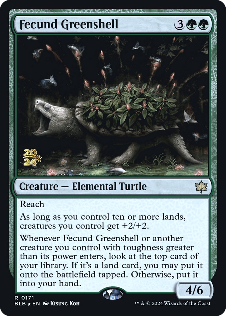 2024 Magic: The Gathering Bloomburrow Promos 2024 Magic: The Gathering Bloomburrow Promos #171s trading card
