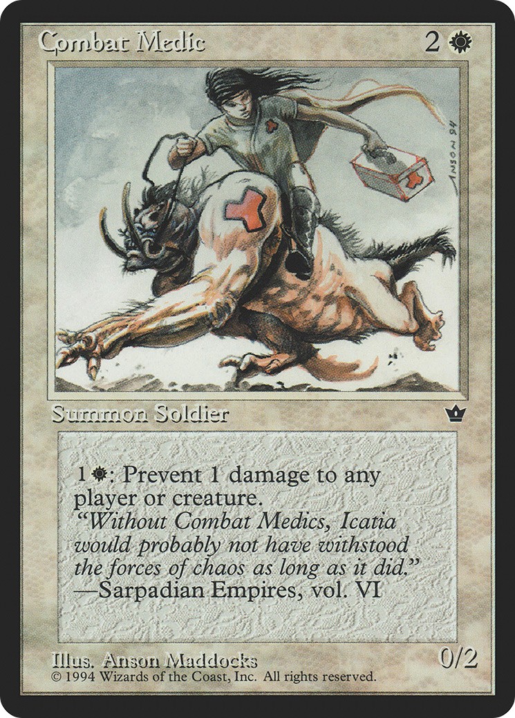 1994 Magic: The Gathering Fallen Empires 1994 Magic: The Gathering Fallen Empires #1c trading card