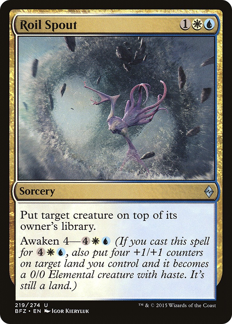 2015 Magic: The Gathering Battle for Zendikar 2015 Magic: The Gathering Battle for Zendikar #219 trading card