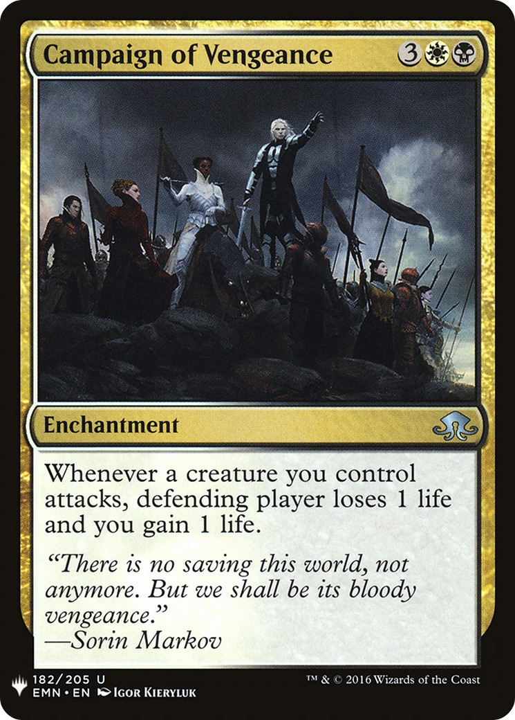 2019 Magic: The Gathering The List 2019 Magic: The Gathering The List #EMN-182 trading card