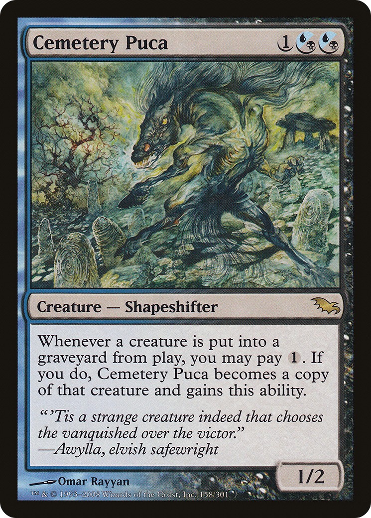 2008 Magic: The Gathering Shadowmoor 2008 Magic: The Gathering Shadowmoor #158 trading card