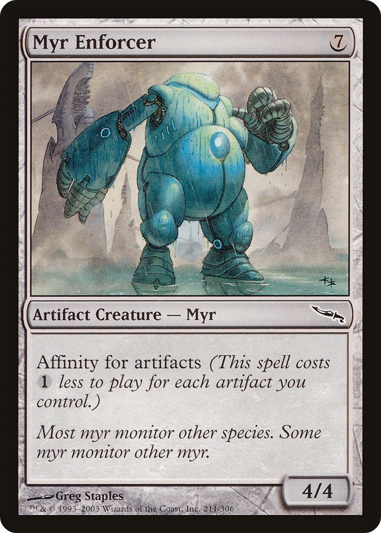 2003 Magic: The Gathering Mirrodin 2003 Magic: The Gathering Mirrodin #211 trading card