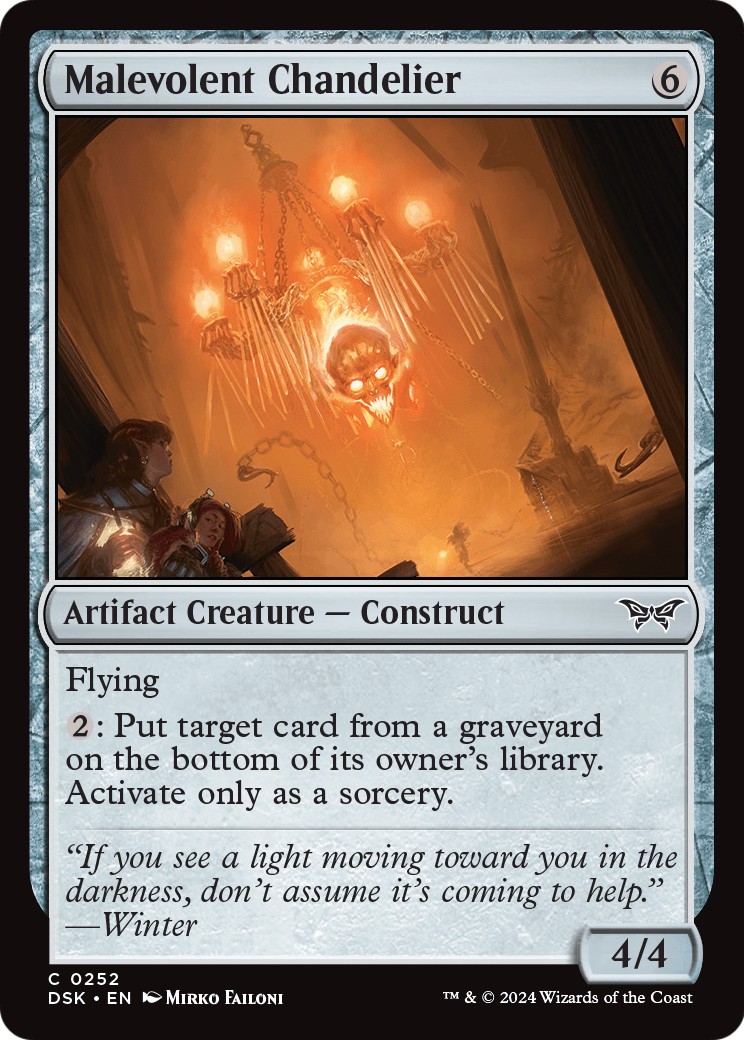 2024 Magic: The Gathering Duskmourn: House of Horror 2024 Magic: The Gathering Duskmourn: House of Horror #252 trading card