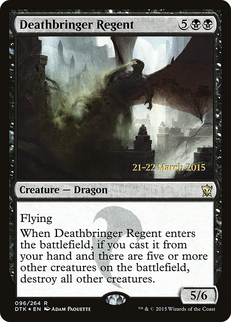 2015 Magic: The Gathering Dragons of Tarkir Promos 2015 Magic: The Gathering Dragons of Tarkir Promos #96s trading card