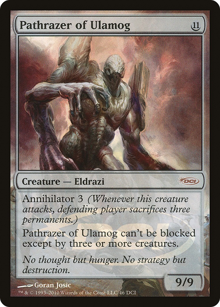 2010 Magic: The Gathering DCI Promos Pathrazer of Ulamog #46 trading card
