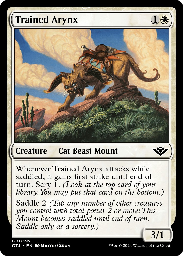 2024 Magic: The Gathering Outlaws of Thunder Junction 2024 Magic: The Gathering Outlaws of Thunder Junction #36 trading card