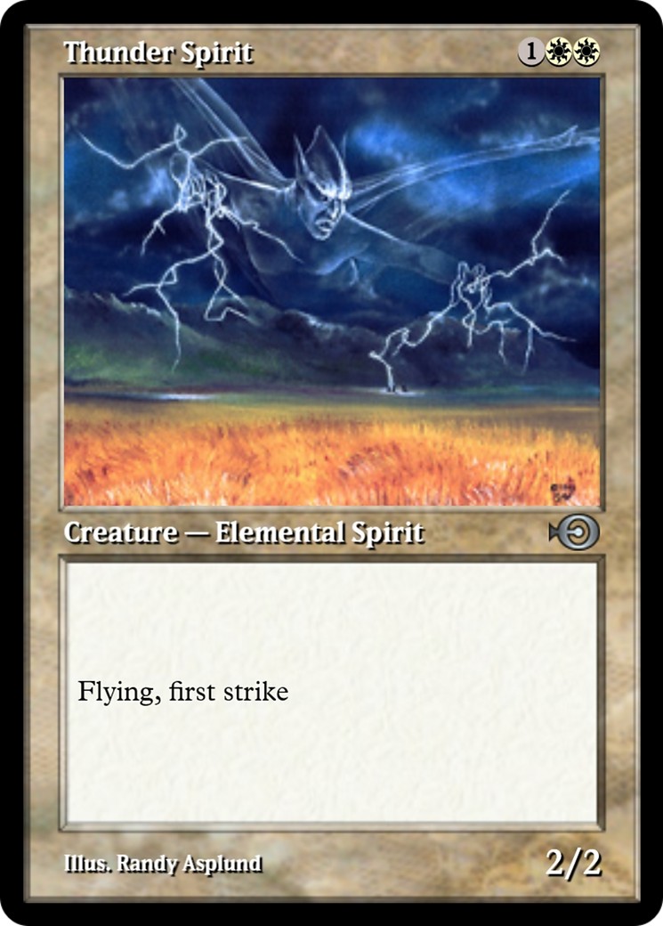 2014 Magic: The Gathering Magic Online Promos Thunder Spirit #229 trading card