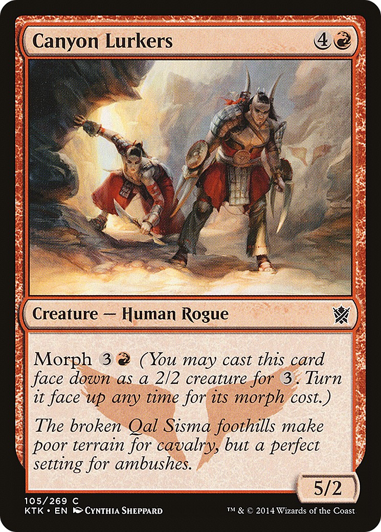 2014 Magic: The Gathering Khans of Tarkir 2014 Magic: The Gathering Khans of Tarkir #105 trading card