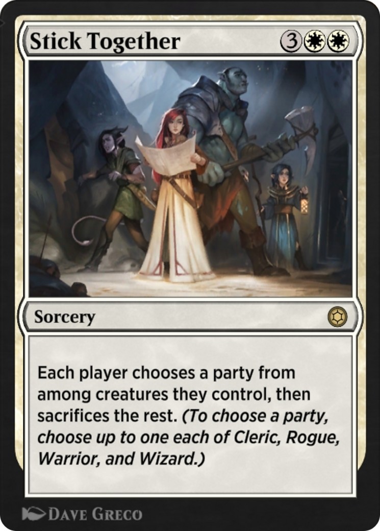 2022 Magic: The Gathering Alchemy Horizons: Baldur's Gate Stick Together #105 trading card