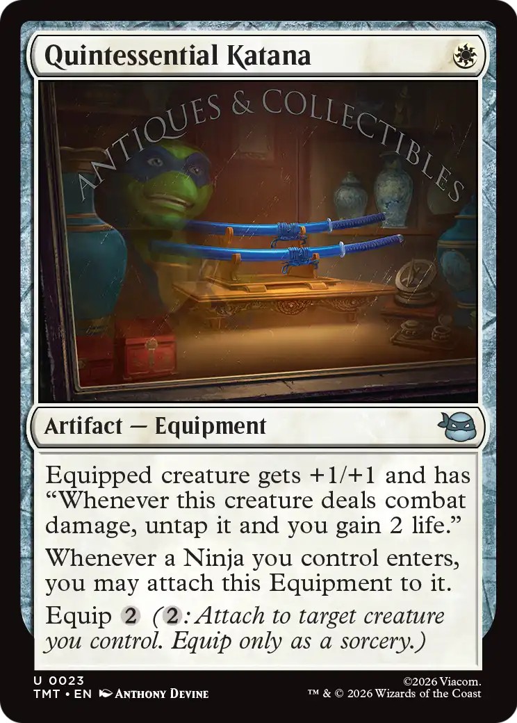 2026 Magic: The Gathering Teenage Mutant Ninja Turtles 2026 Magic: The Gathering Teenage Mutant Ninja Turtles #23 trading car