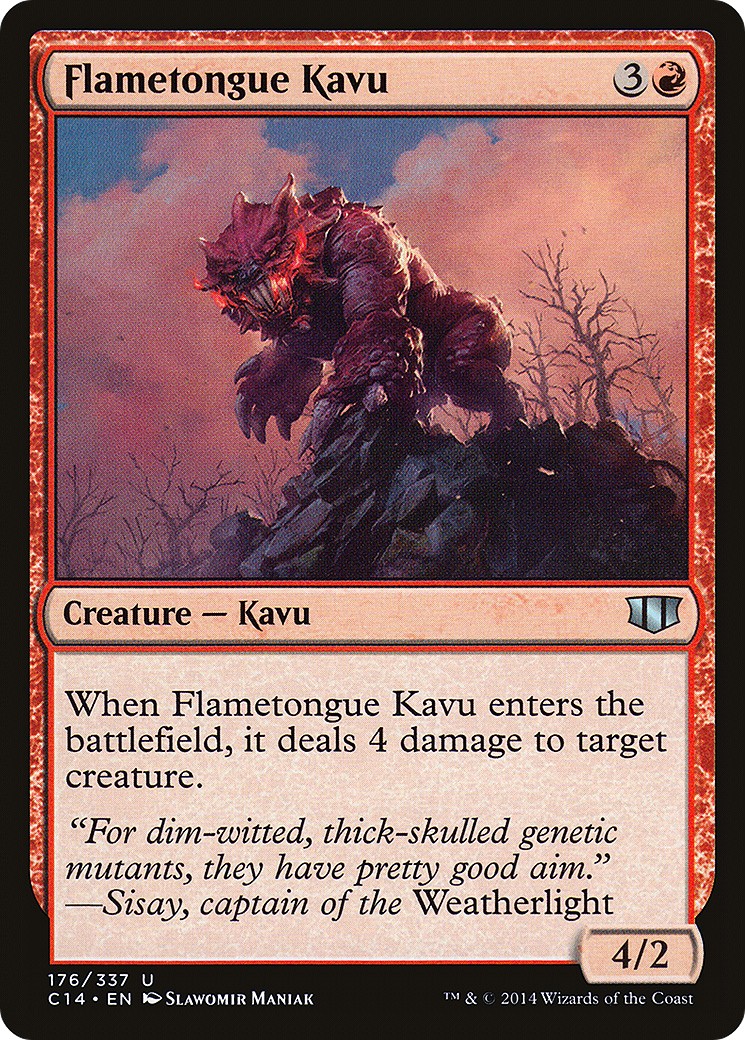 Flametongue Kavu - Image 1