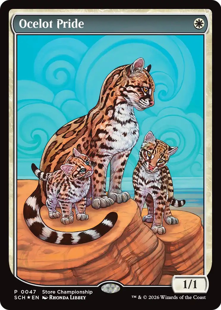 2026 Magic: The Gathering Store Championships Ocelot Pride #47 trading card