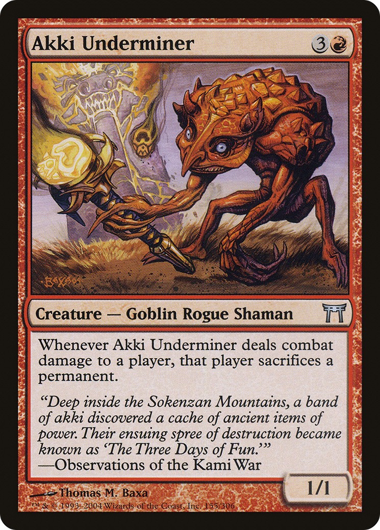 2004 Magic: The Gathering Champions of Kamigawa 2004 Magic: The Gathering Champions of Kamigawa #155 trading card