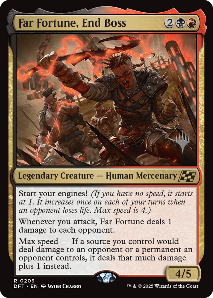 2025 Magic: The Gathering Aetherdrift Promos 2025 Magic: The Gathering Aetherdrift Promos #203p trading card