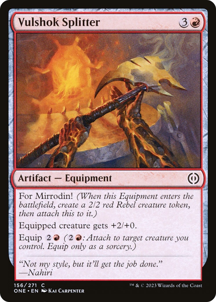 2023 Magic: The Gathering Phyrexia: All Will Be One 2023 Magic: The Gathering Phyrexia: All Will Be One #156 trading card