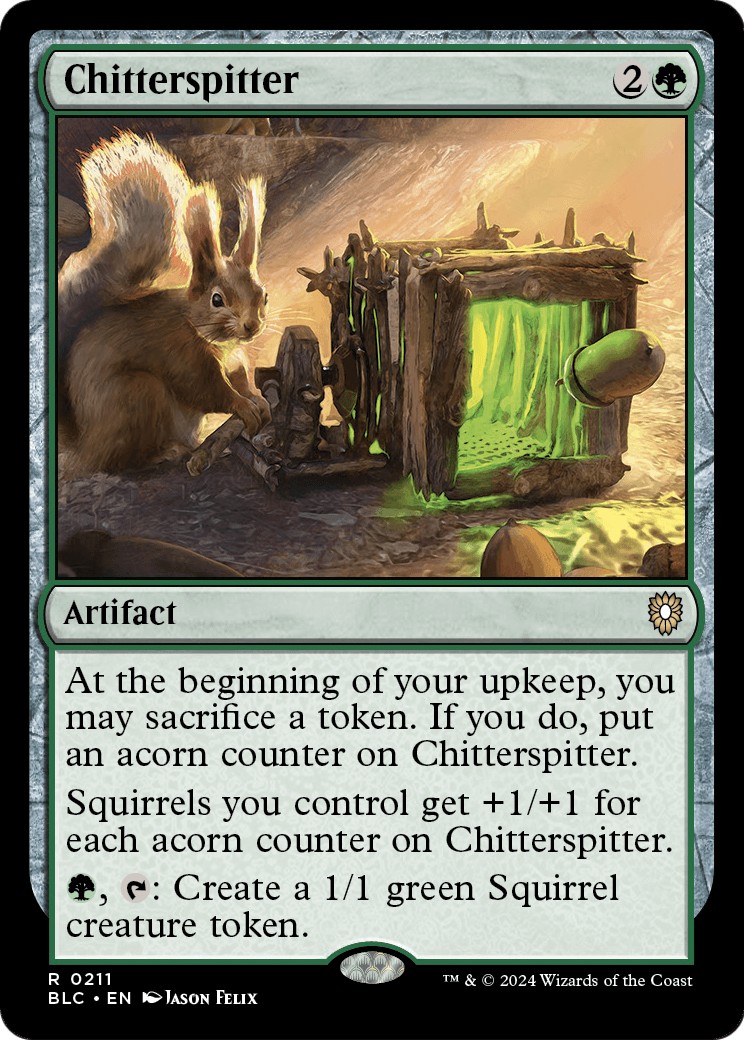 2024 Magic: The Gathering Bloomburrow 2024 Magic: The Gathering Bloomburrow #211 trading card