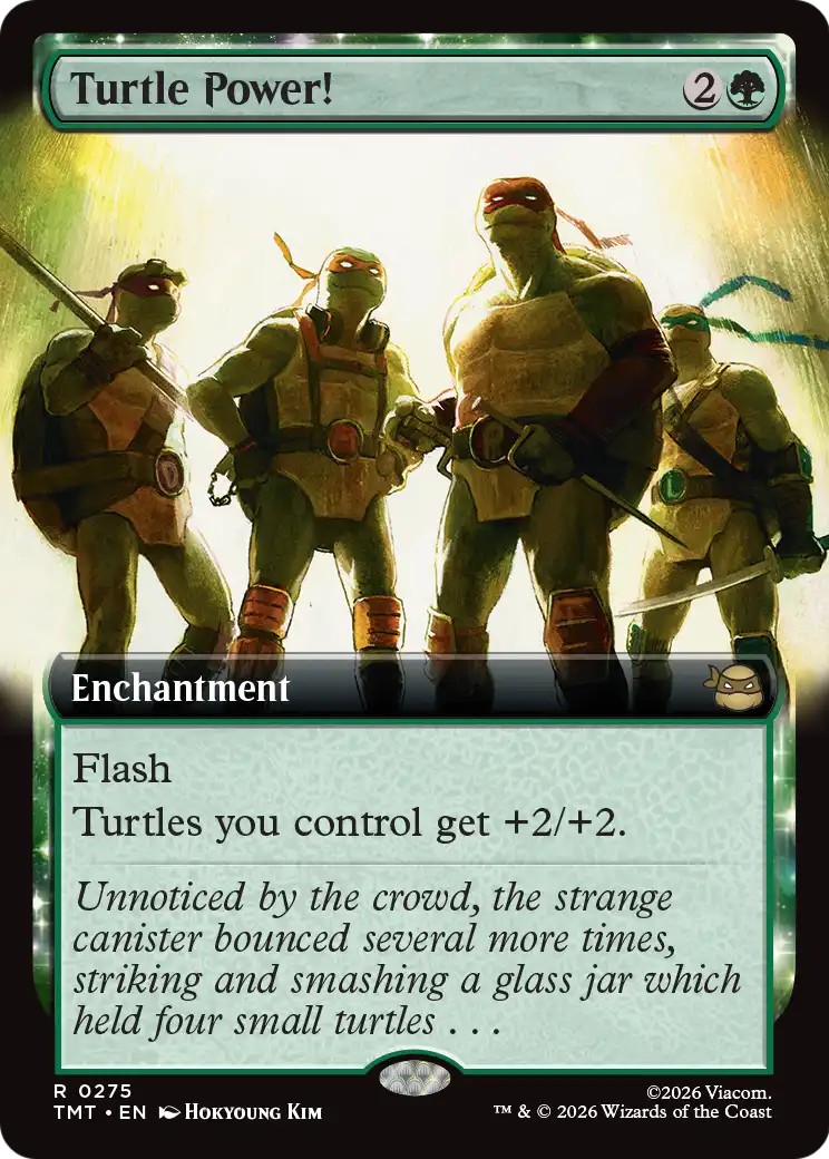 2026 Magic: The Gathering Teenage Mutant Ninja Turtles 2026 Magic: The Gathering Teenage Mutant Ninja Turtles #275 trading ca