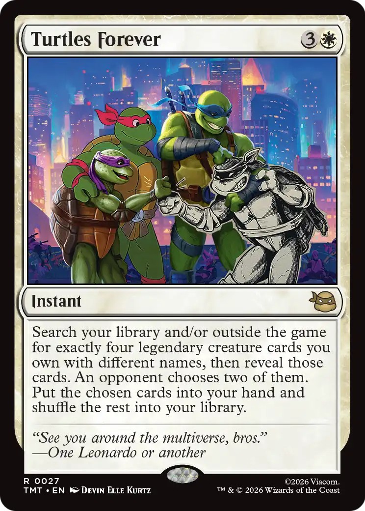 2026 Magic: The Gathering Teenage Mutant Ninja Turtles 2026 Magic: The Gathering Teenage Mutant Ninja Turtles #27 trading car