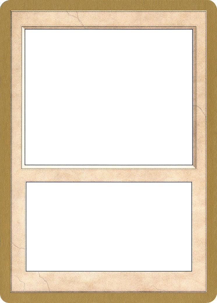 2002 Magic: The Gathering World Championship Decks 2002 2002 Magic: The Gathering World Championship Decks 2002 #00 trading c
