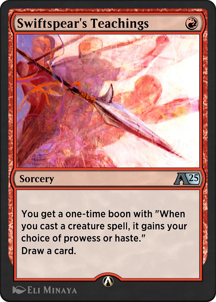 2025 Magic: The Gathering Alchemy: Tarkir Swiftspear's Teachings #14 trading card
