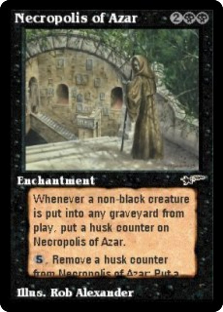 1997 Magic: The Gathering Astral Cards Necropolis of Azar #5 trading card