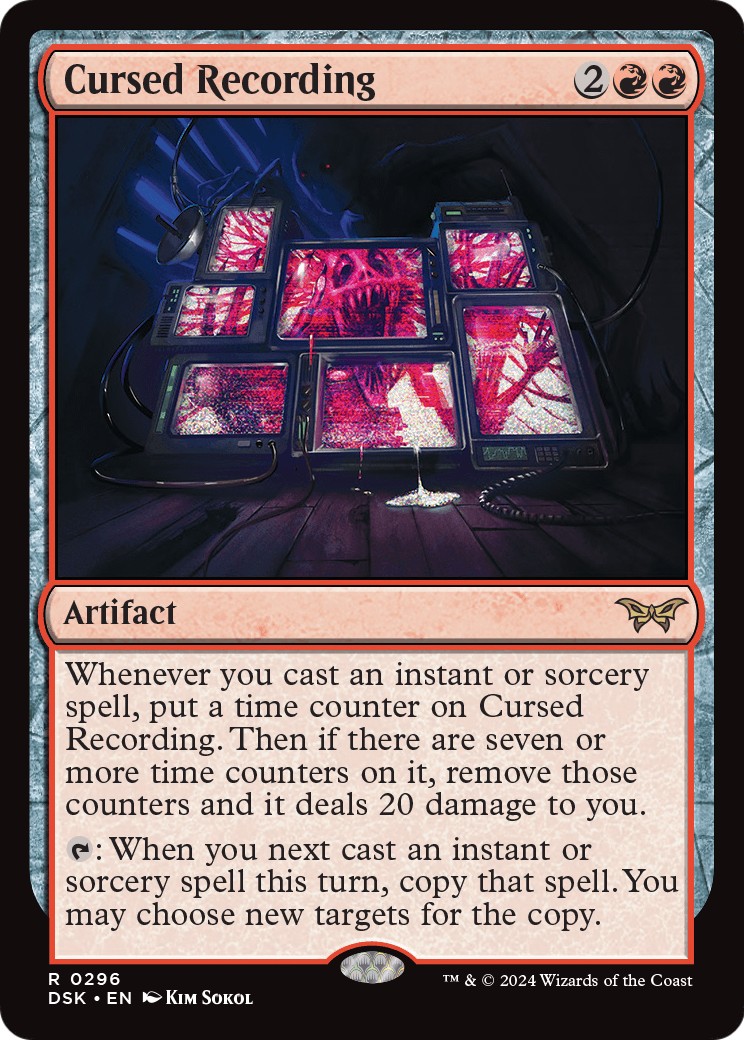 2024 Magic: The Gathering Duskmourn: House of Horror 2024 Magic: The Gathering Duskmourn: House of Horror #296 trading card