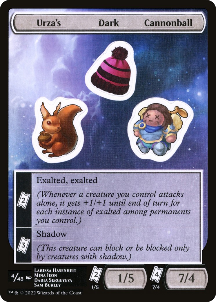 Urza's Dark Cannonball - Image 1