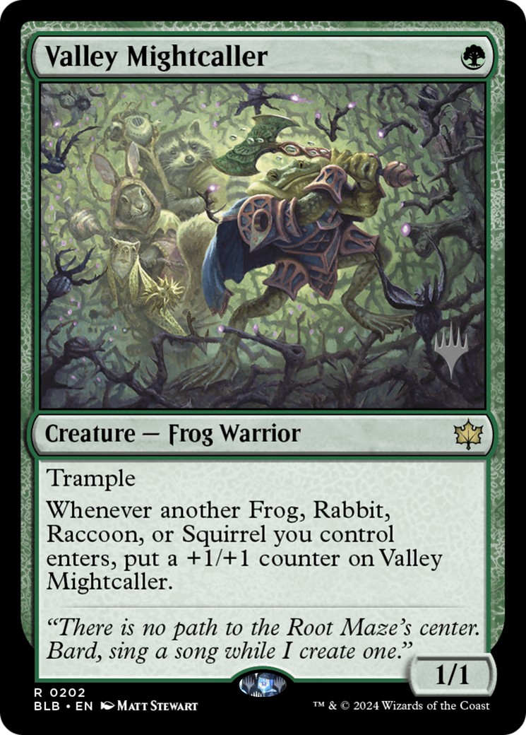 2024 Magic: The Gathering Bloomburrow Promos 2024 Magic: The Gathering Bloomburrow Promos #202p trading card