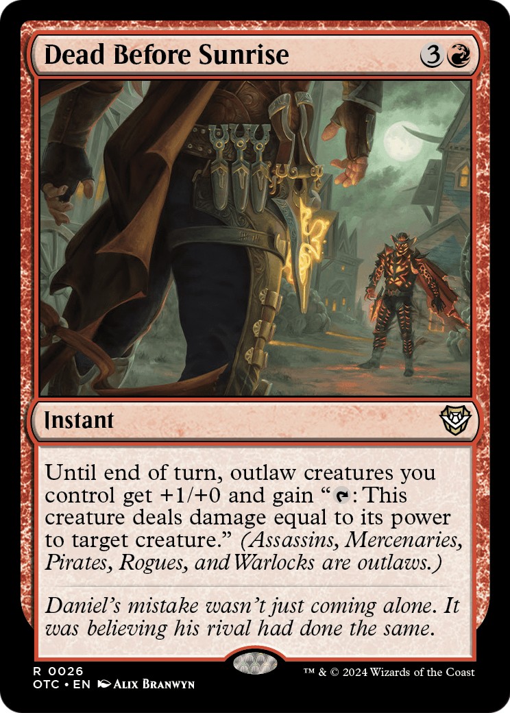 2024 Magic: The Gathering Outlaws of Thunder Junction 2024 Magic: The Gathering Outlaws of Thunder Junction #26 trading card