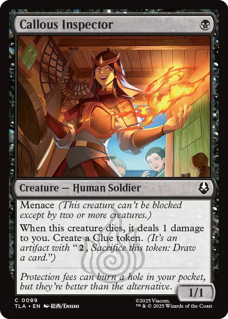 2025 Magic: The Gathering Avatar: The Last Airbender 2025 Magic: The Gathering Avatar: The Last Airbender #89 trading card
