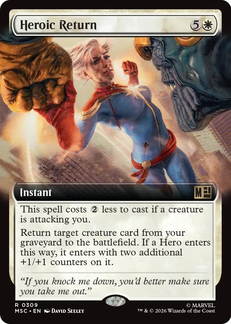 2026 Magic: The Gathering Marvel Super Heroes 2026 Magic: The Gathering Marvel Super Heroes #309 trading card