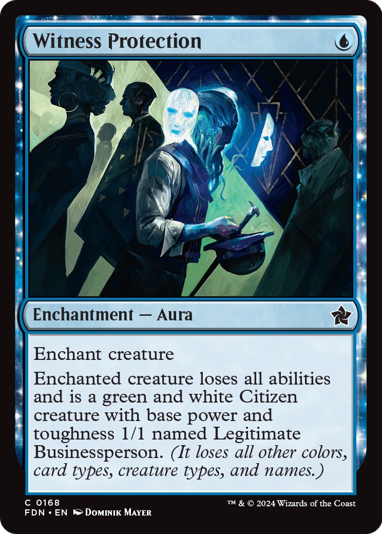 2024 Magic: The Gathering Foundations 2024 Magic: The Gathering Foundations #168 trading card