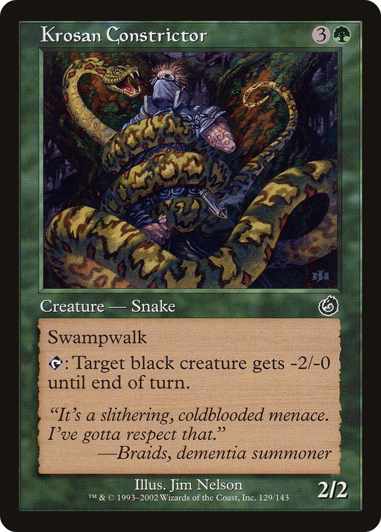2002 Magic: The Gathering Torment 2002 Magic: The Gathering Torment #129 trading card
