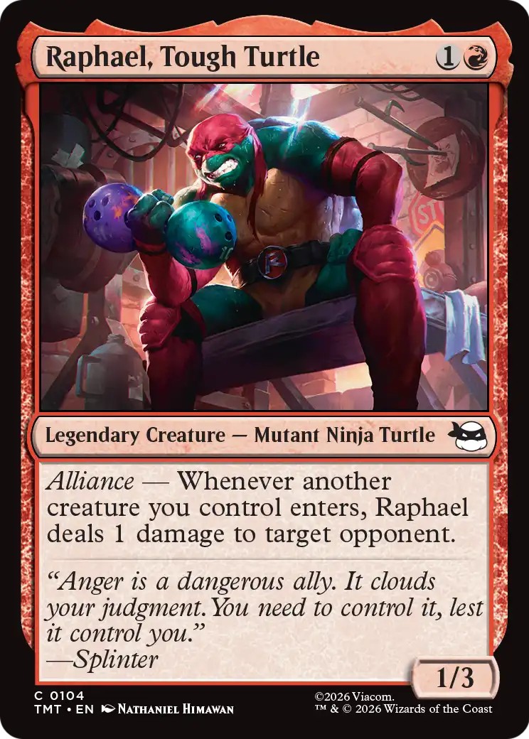2026 Magic: The Gathering Teenage Mutant Ninja Turtles 2026 Magic: The Gathering Teenage Mutant Ninja Turtles #104 trading ca