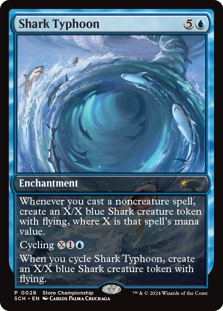 2024 Magic: The Gathering Store Championships Shark Typhoon #28 trading card