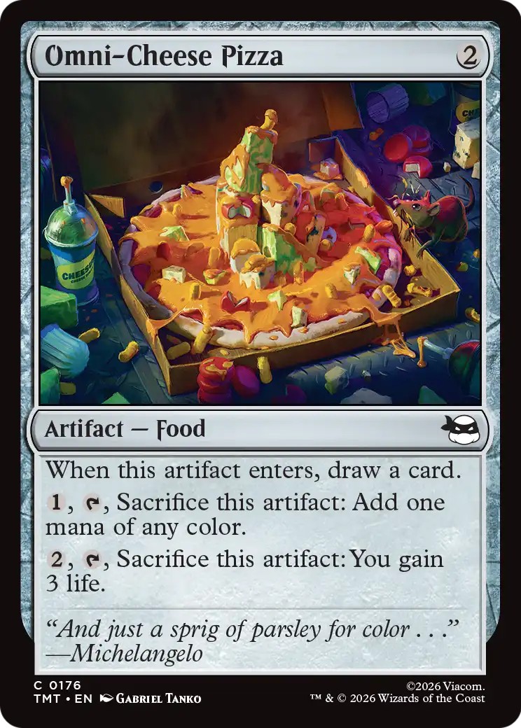 2026 Magic: The Gathering Teenage Mutant Ninja Turtles 2026 Magic: The Gathering Teenage Mutant Ninja Turtles #176 trading ca