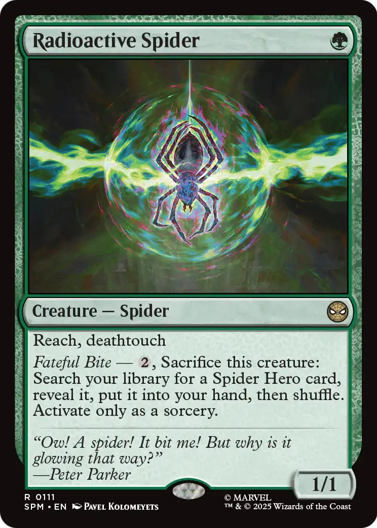 2025 Magic: The Gathering Marvel's Spider-Man 2025 Magic: The Gathering Marvel's Spider-Man #111 trading card