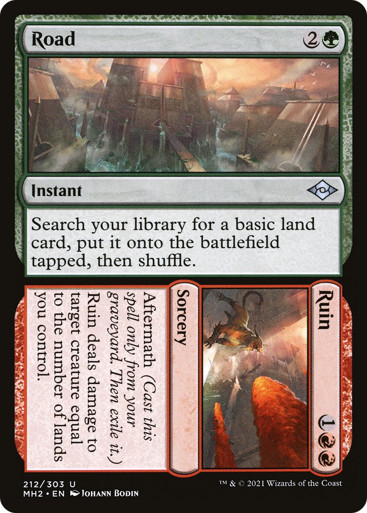 2021 Magic: The Gathering Modern Horizons 2 2021 Magic: The Gathering Modern Horizons 2 #212 trading card