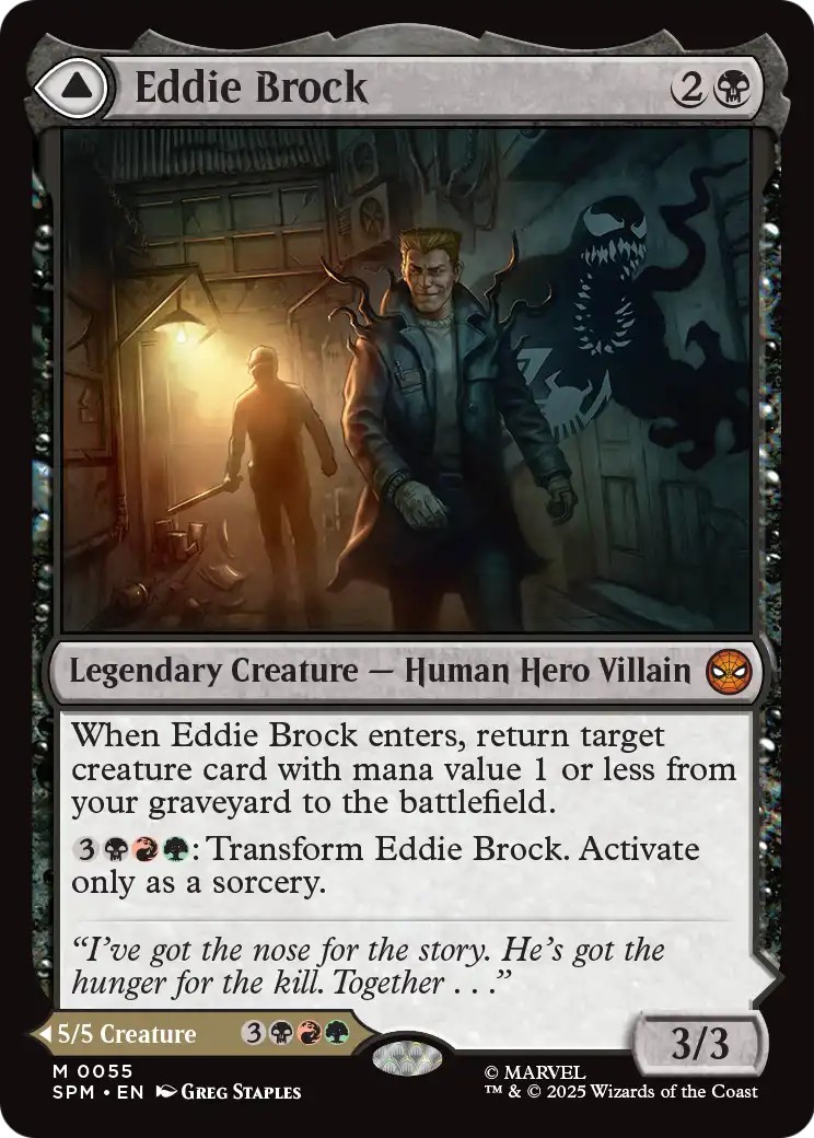 2025 Magic: The Gathering Marvel's Spider-Man 2025 Magic: The Gathering Marvel's Spider-Man #55 trading card